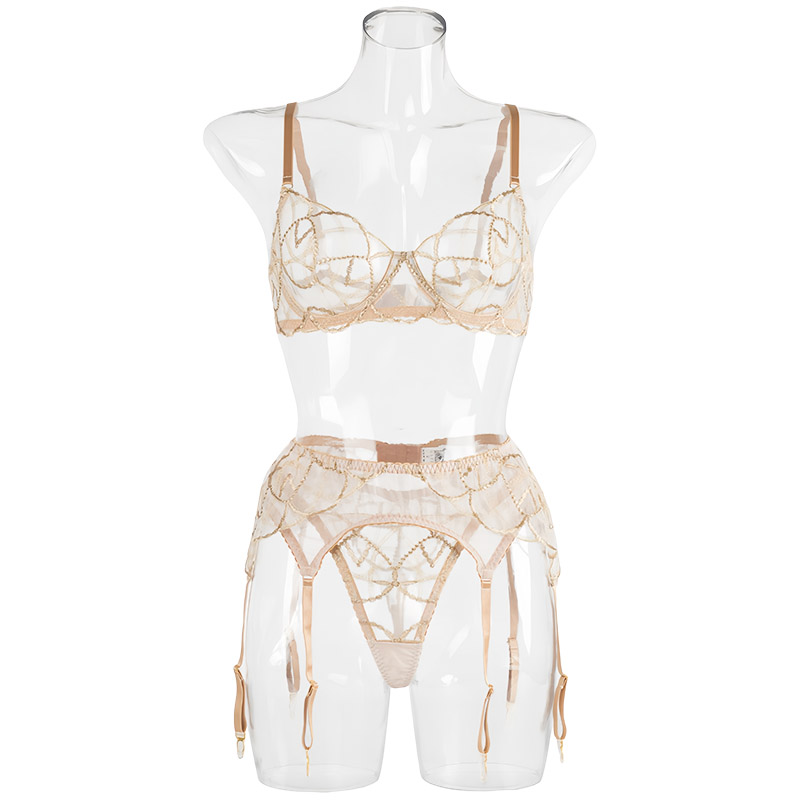 Embroidery Underwear - Seksi iç çamaşırı paketi kadın kadın