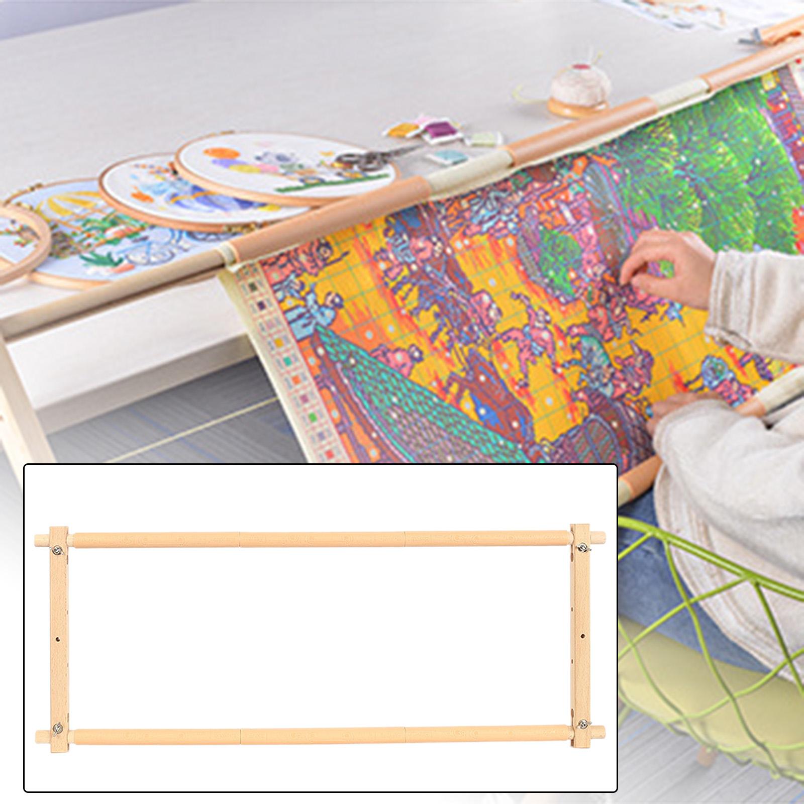 Embroidery Software - Nakış Goblen Çerçevesi Masif Ahşap Ev