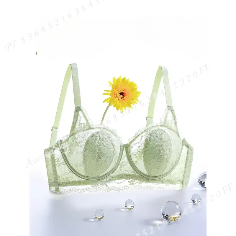 Embroidery Underwear - Kadın Yazlık Dantel Sütyen Ultra İnce
