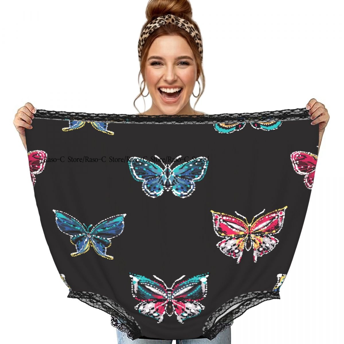 Embroidery Underwear - Komik Büyükanne İç Çamaşırı Nakışlı ve