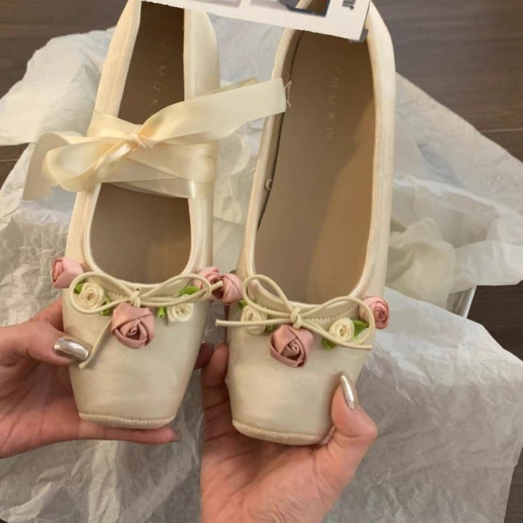 Kadın Flats Bow Marie Janes Ay - Embroidery Design incelemesi ve fiyatı
