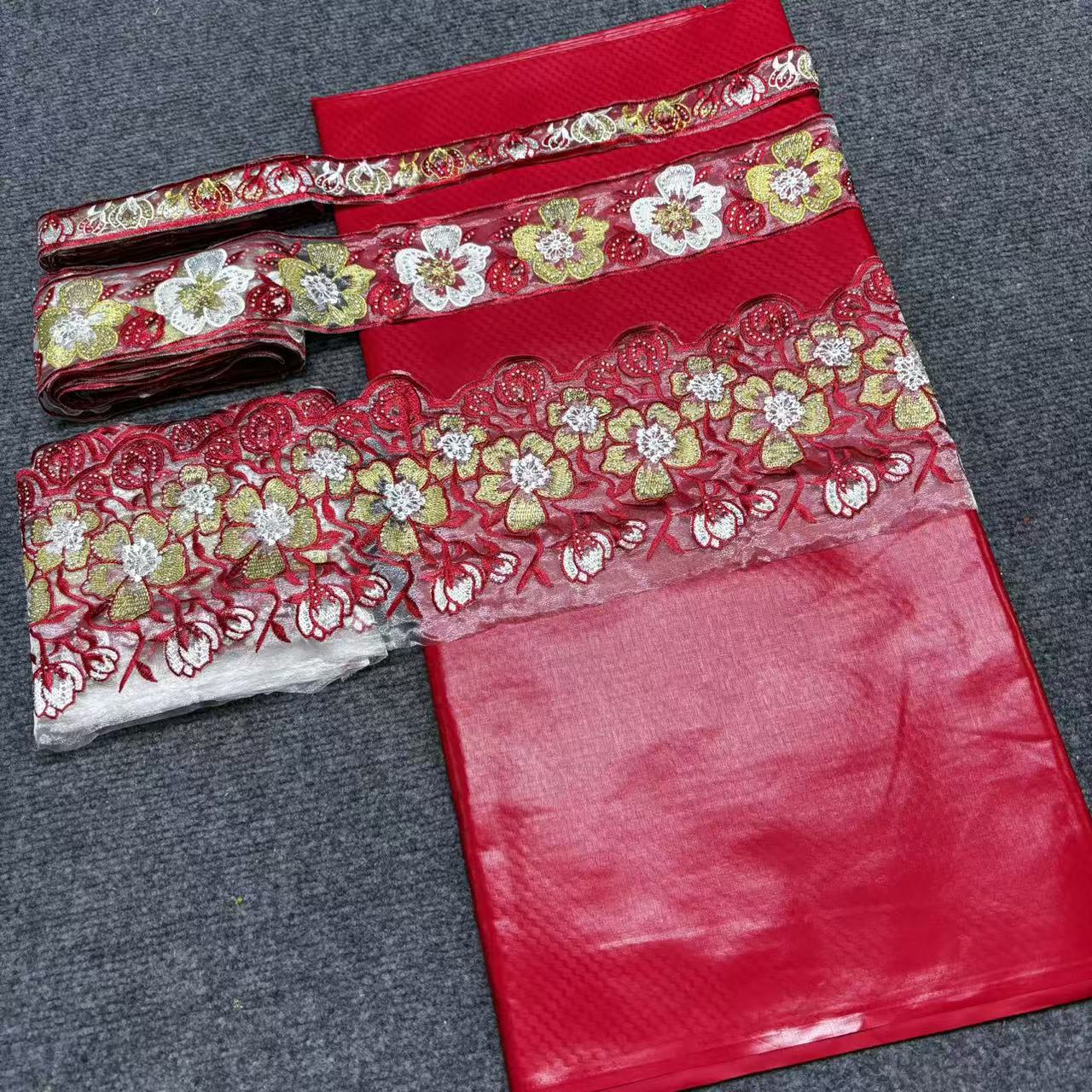 Yeni Moda 5 yard Bazin Zengin  - Embroidery Web incelemesi ve fiyatı
