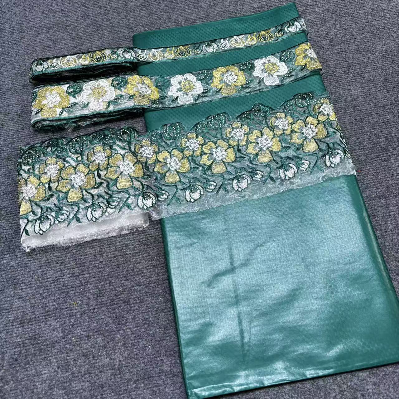 Yeni Moda 5 yard Bazin Zengin  - Embroidery Web incelemesi ve fiyatı