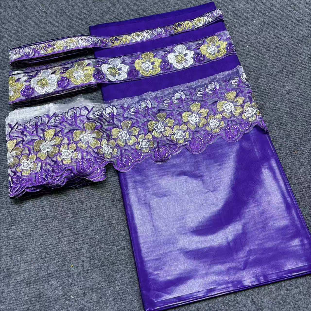 Yeni Moda 5 yard Bazin Zengin  - Embroidery Web incelemesi ve fiyatı