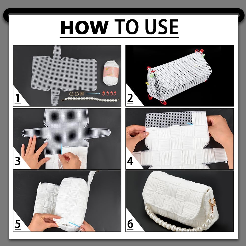 1-4 Adet Plastik Örgü Tuval Ça - Embroidery Ideas incelemesi ve fiyatı
