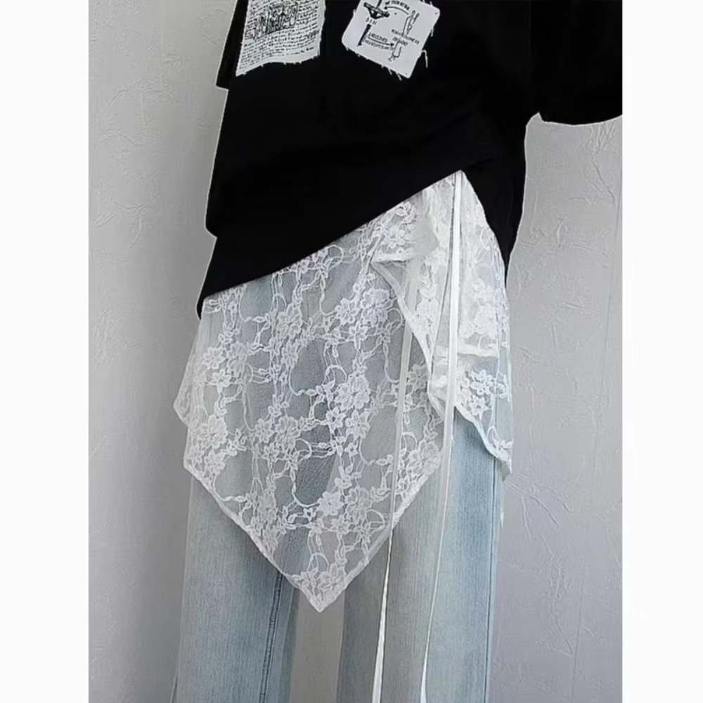 Fransız Dantelli Mini Etek Düz - Embroidery Apron incelemesi ve fiyatı