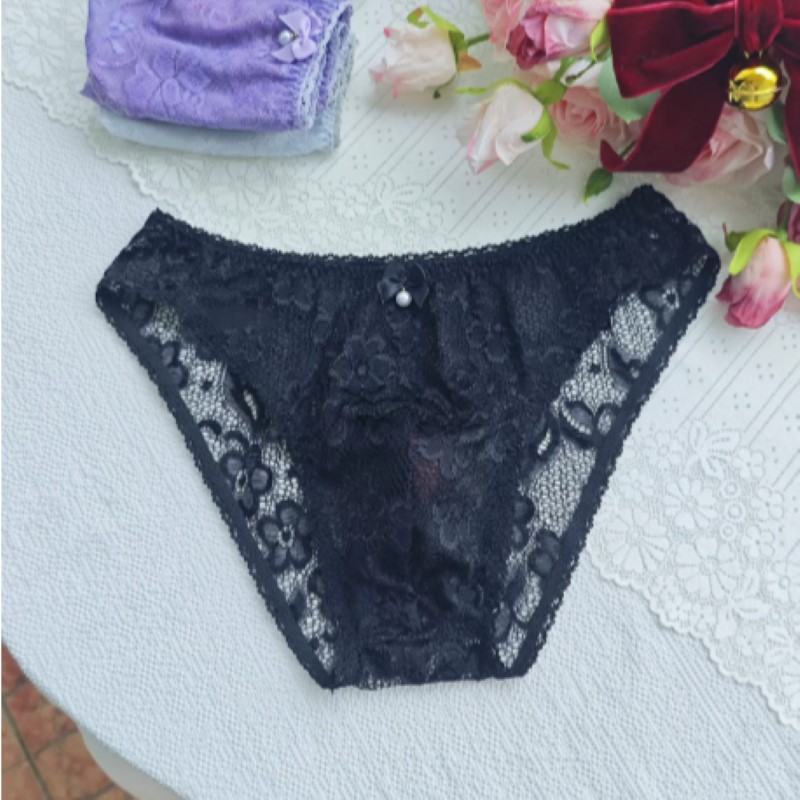 Şeffaf Seksi Erkek Dantel Külo - Embroidery Underwear incelemesi ve fiyatı