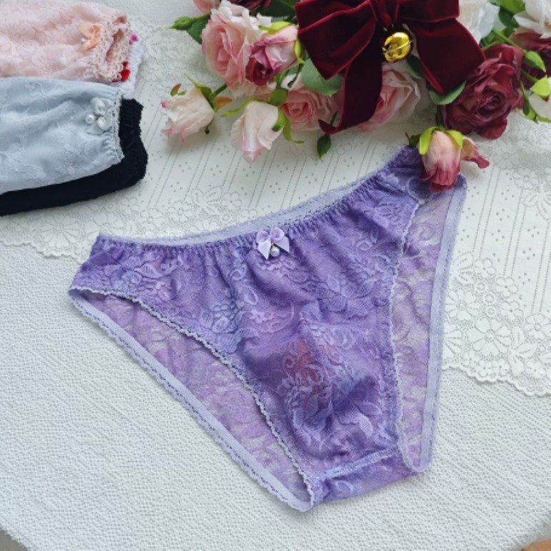 Şeffaf Seksi Erkek Dantel Külo - Embroidery Underwear incelemesi ve fiyatı