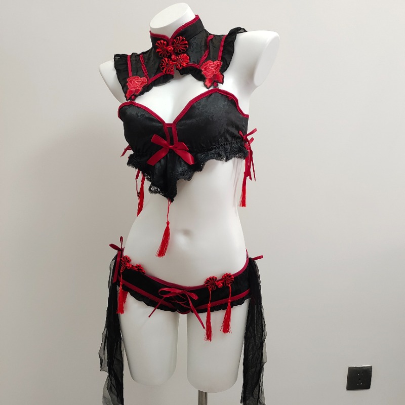Gotik Vintage Cheongsam iç çam - Embroidery Underwear incelemesi ve fiyatı