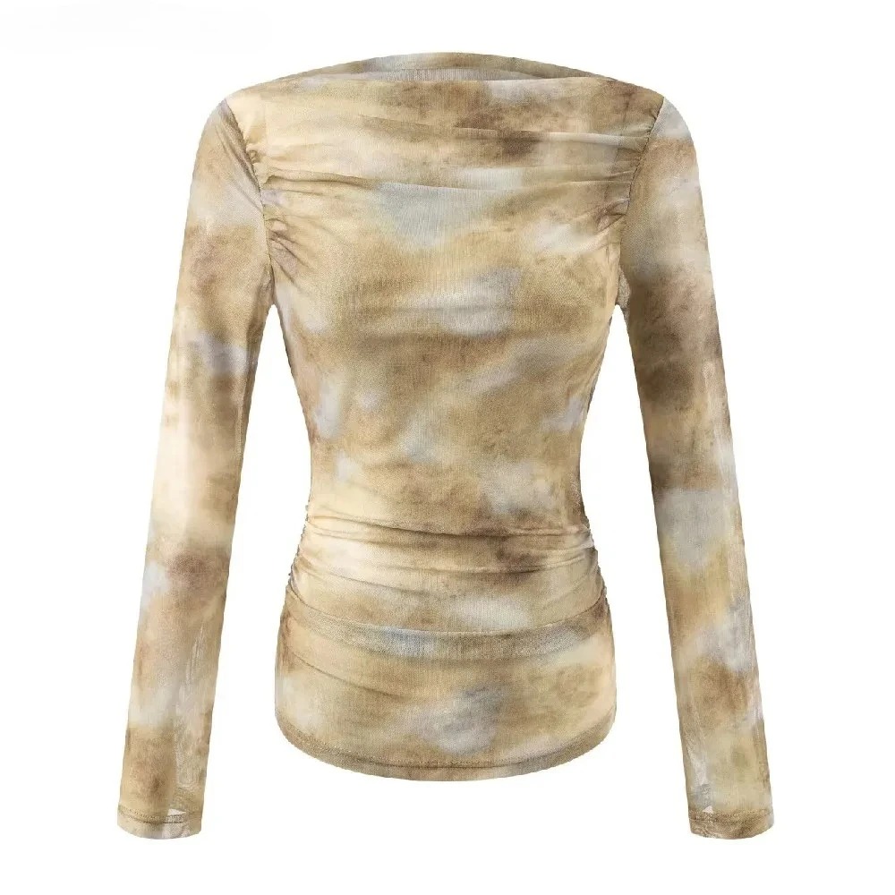 2025 Seksi Tie-Dye Baskılı Büz - Embroidery Tshirt incelemesi ve fiyatı