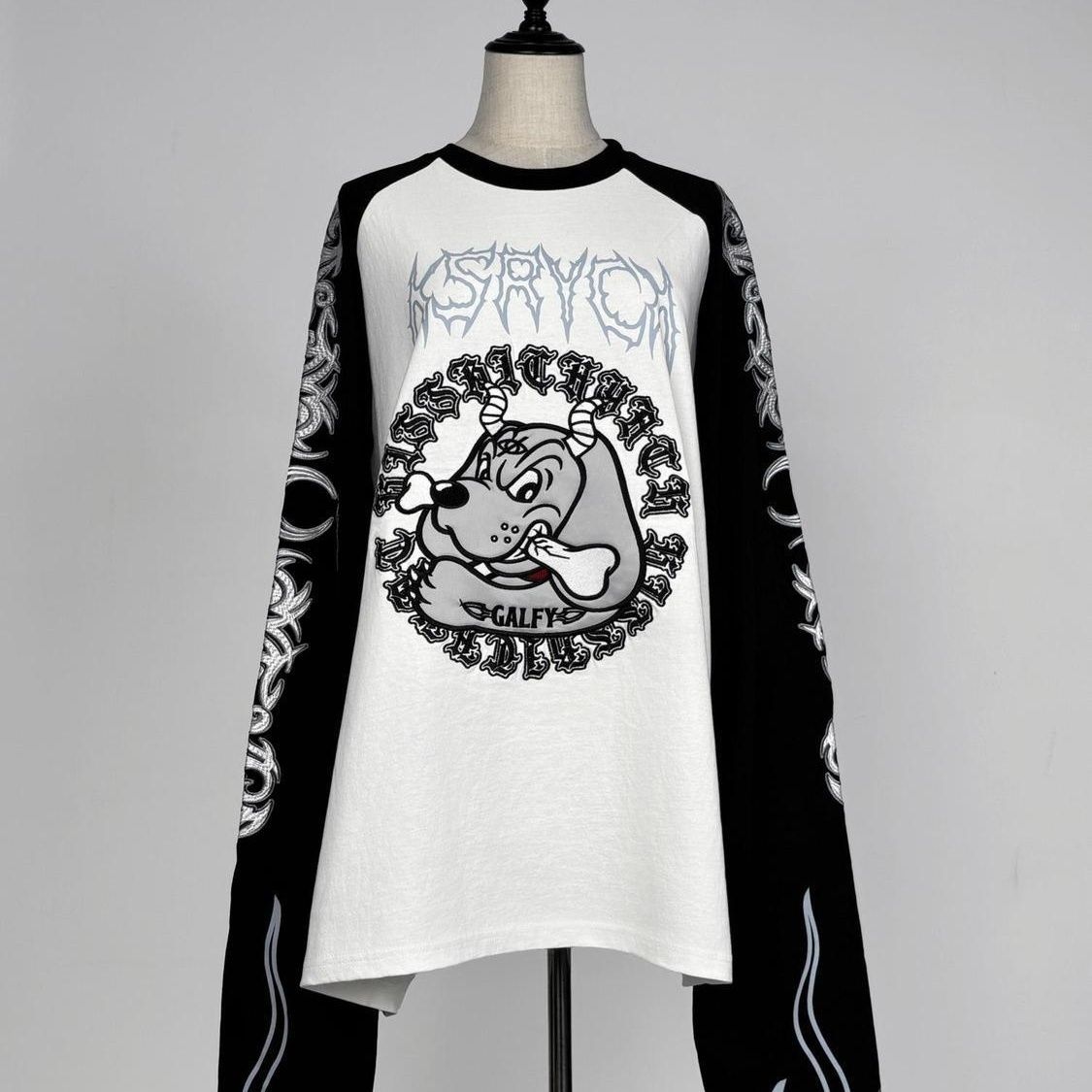 Y2K Japon Harajuku Sokak Giyim - Embroidery Tshirt incelemesi ve fiyatı