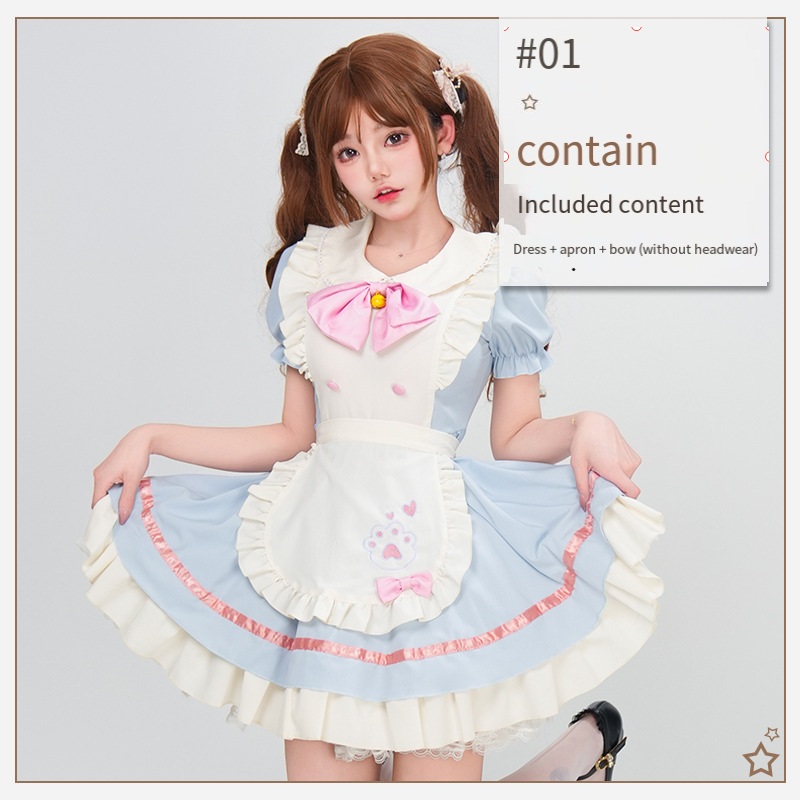 Tatlı Lolita Hizmetçi Cosplay  - Embroidery Apron incelemesi ve fiyatı