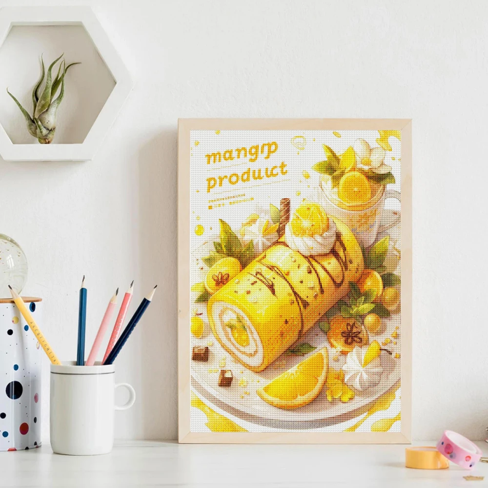 DIY Manzara Elmas Boyama Tatlı - Embroidery Kitchen incelemesi ve fiyatı