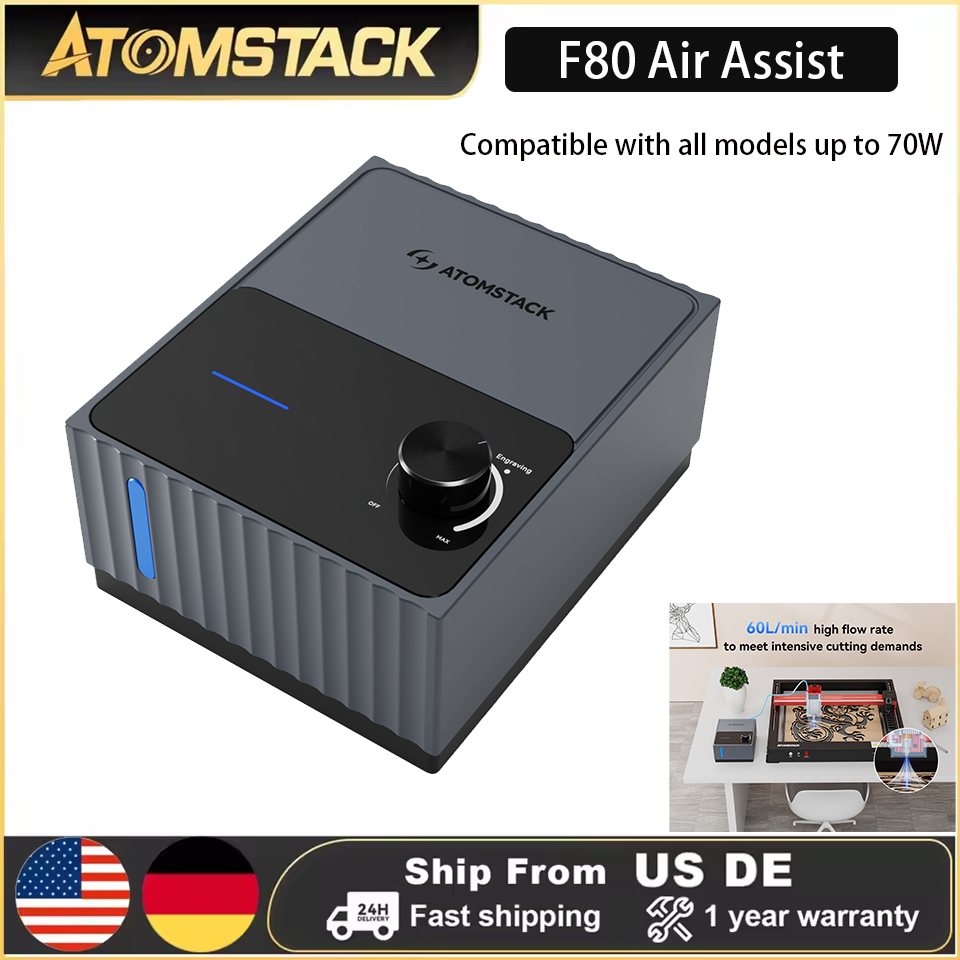 Atomstack F80 Lazer Gravür Mak - Embroidery Removal incelemesi ve fiyatı