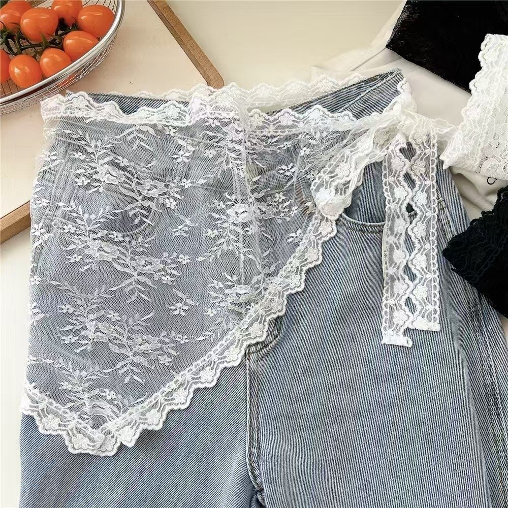 Harajuku Y2K Üçgen Önlük Çiçek - Embroidery Apron incelemesi ve fiyatı